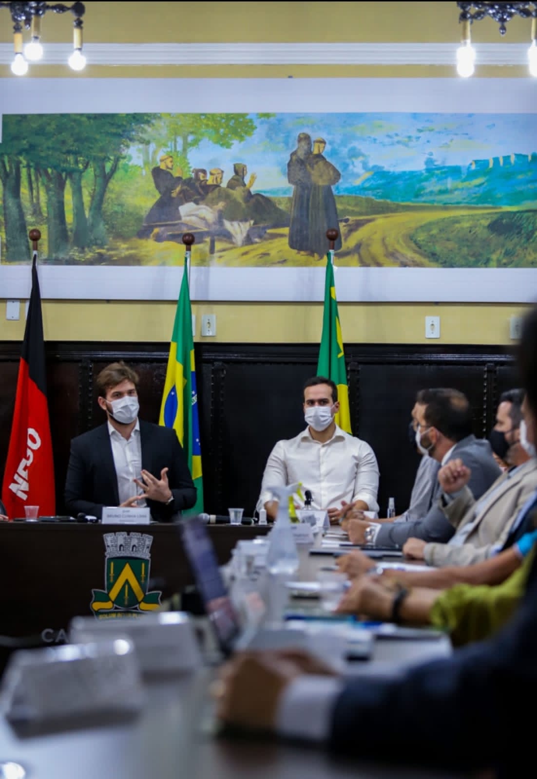 Bruno assina protocolo com a Cinep para viabilizar infraestrutura da área industrial do Aluízio Campos