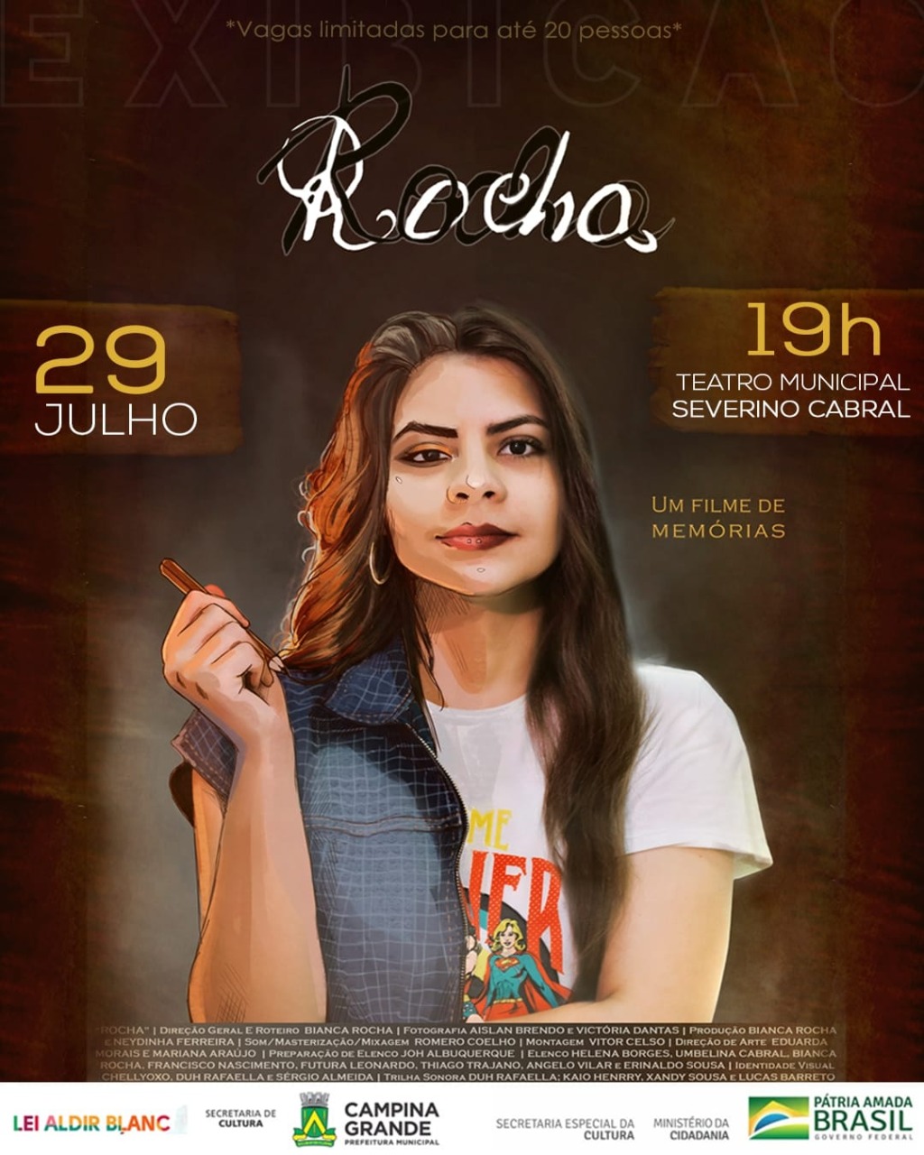 Teatro Municipal receberá primeira fase de exibições do Edital de Audiovisual da Lei Aldir Blanc
