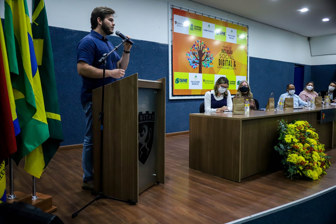 Bruno lança a I Feira de Inclusão Social, Digital e Empregabilidade de Campina Grande, em parceria com a Uninassau