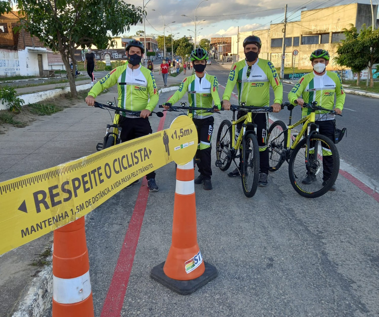 Prefeitura realiza comandos educativos alusivos ao dia do ciclista