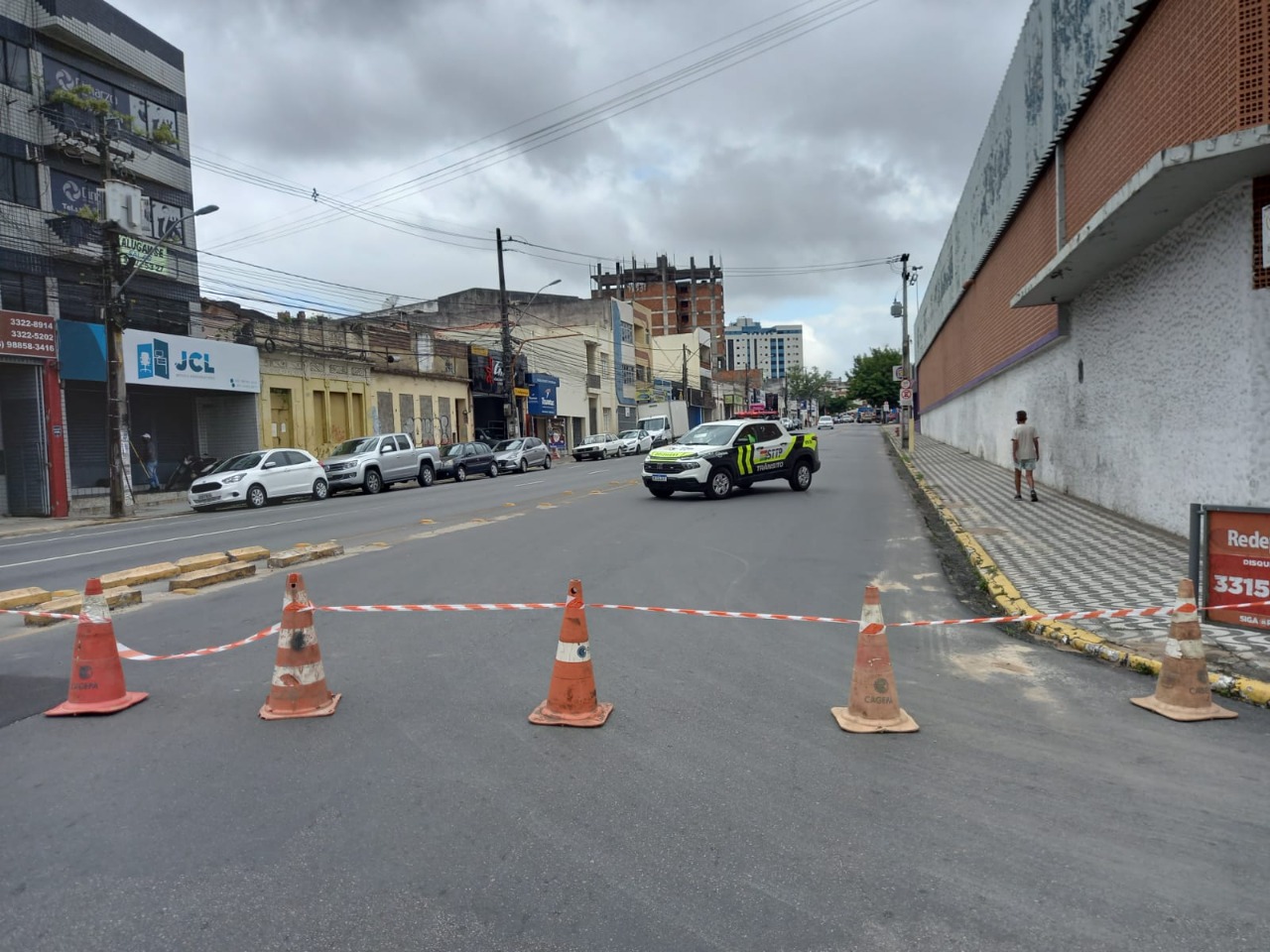 COMUNICADO: STTP interdita trecho da rua Miguel Couto, no Centro, para serviço emergencial da Cagepa