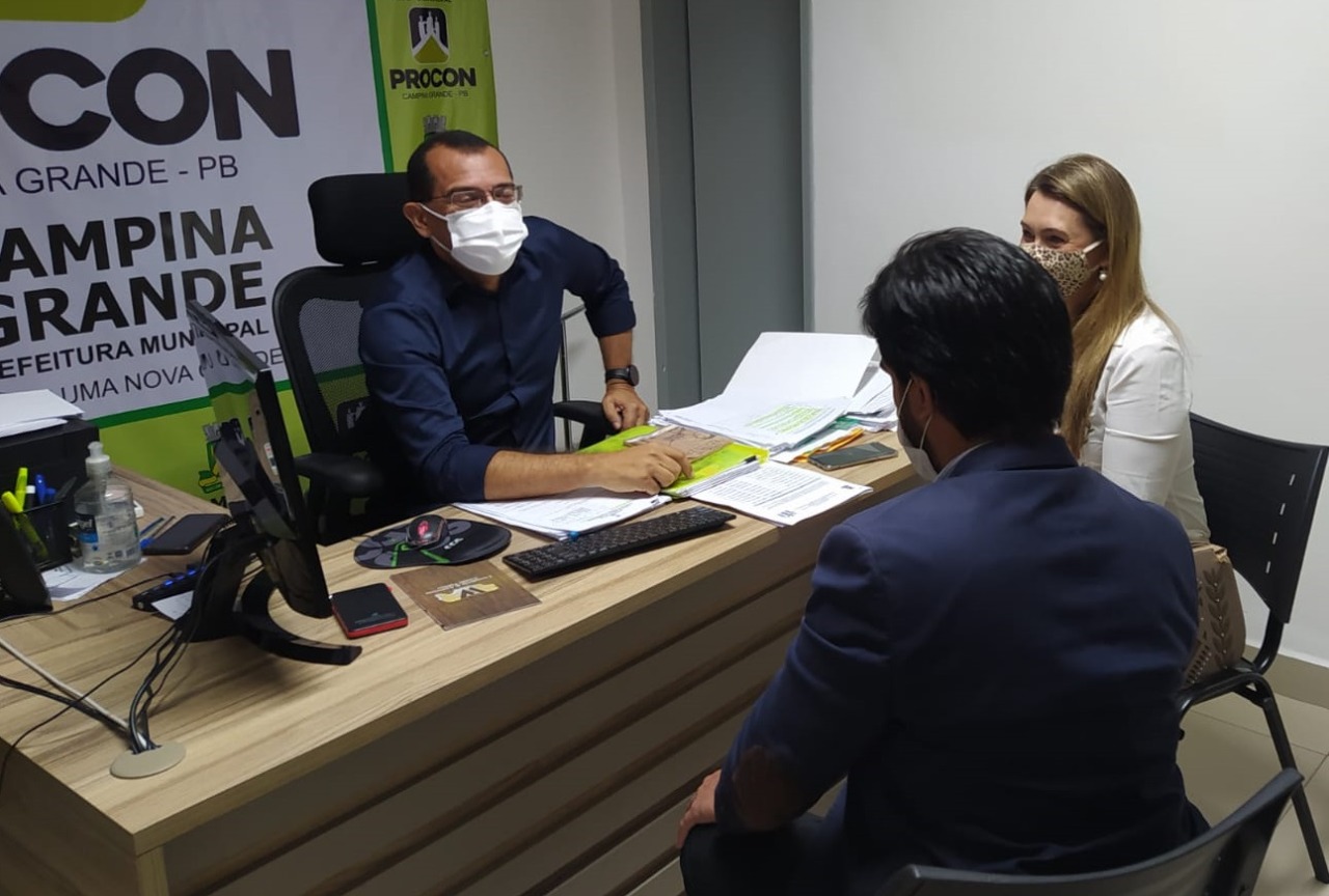 Procon de Campina Grande e OAB Paraíba discutem parcerias nas áreas da educação e atendimento