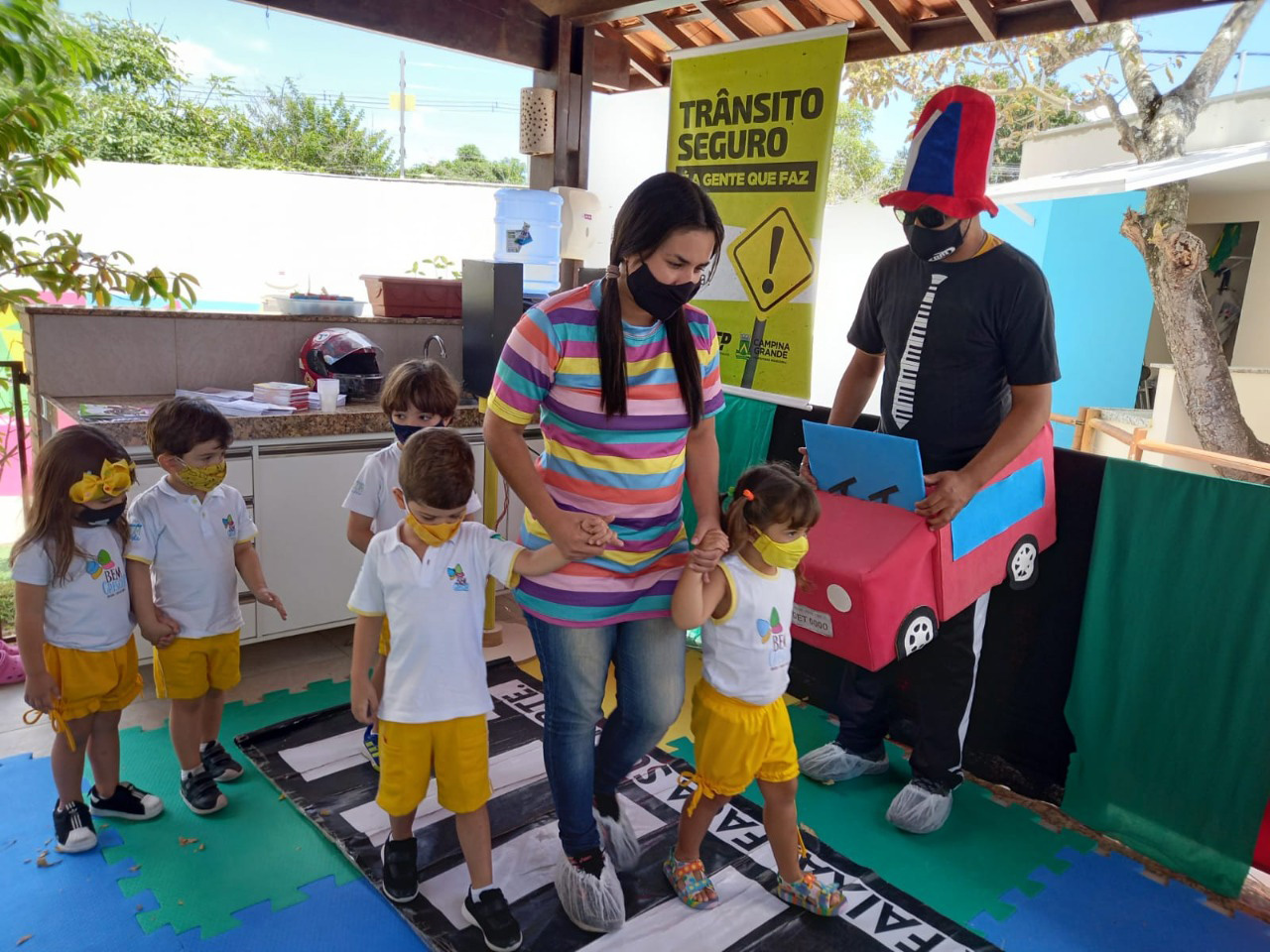 STTP leva atividades lúdico e educativas às escolas na Semana Nacional de Trânsito