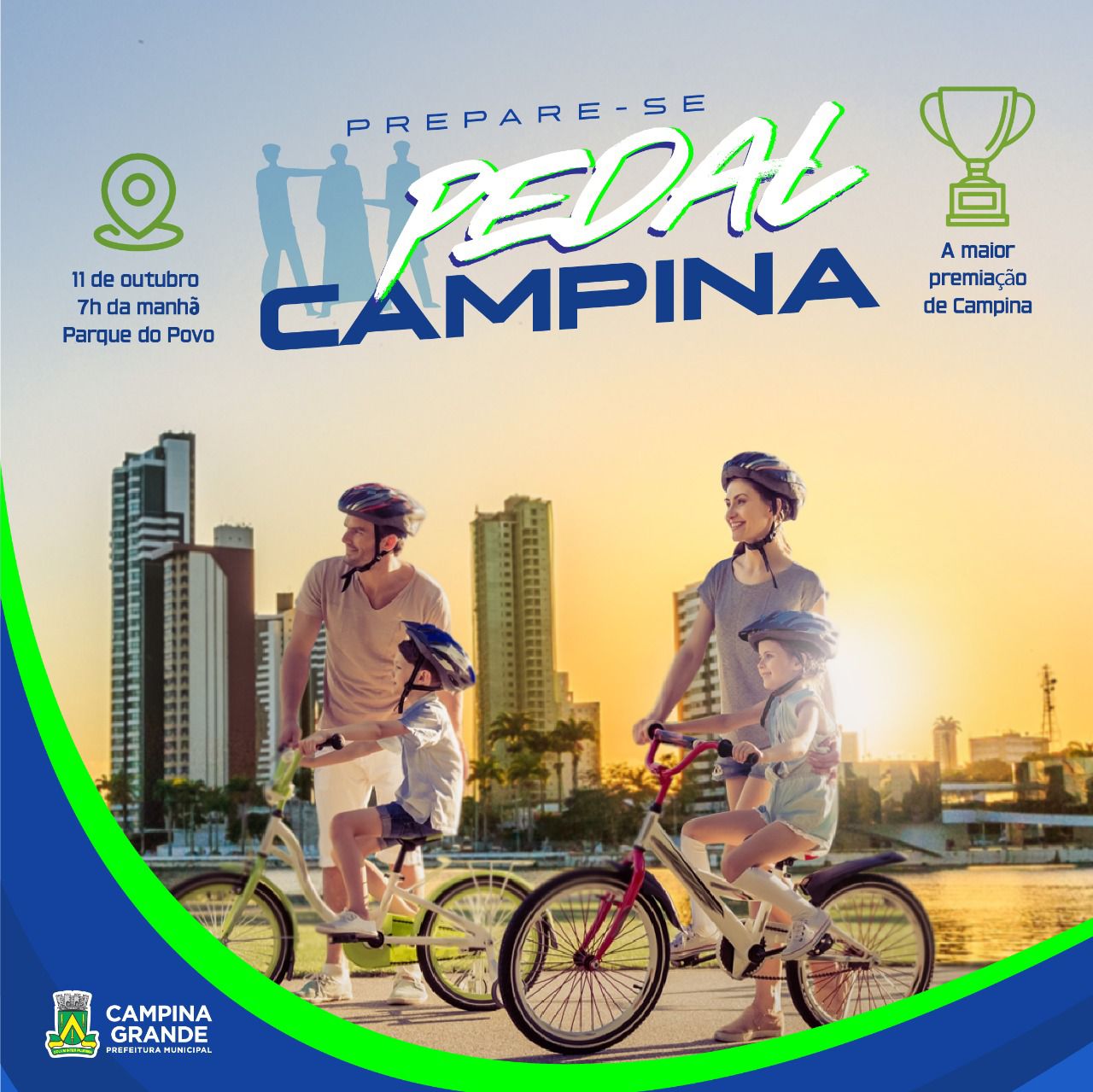 Inscrições para a primeira edição do Pedal Campina continuam abertas