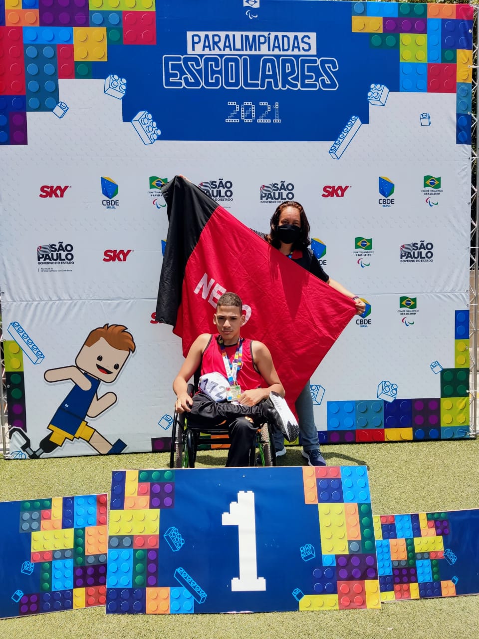 Paratletas do Parque da Liberdade conquistam 5 Medalhas de Ouro nas Paralimpíadas Escolares