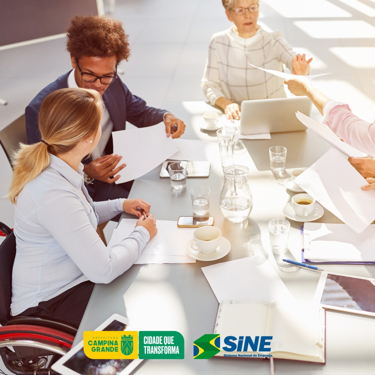 Sine-CG e INSS firmam parceria que contempla profissionais reabilitados na volta ao mercado de trabalho