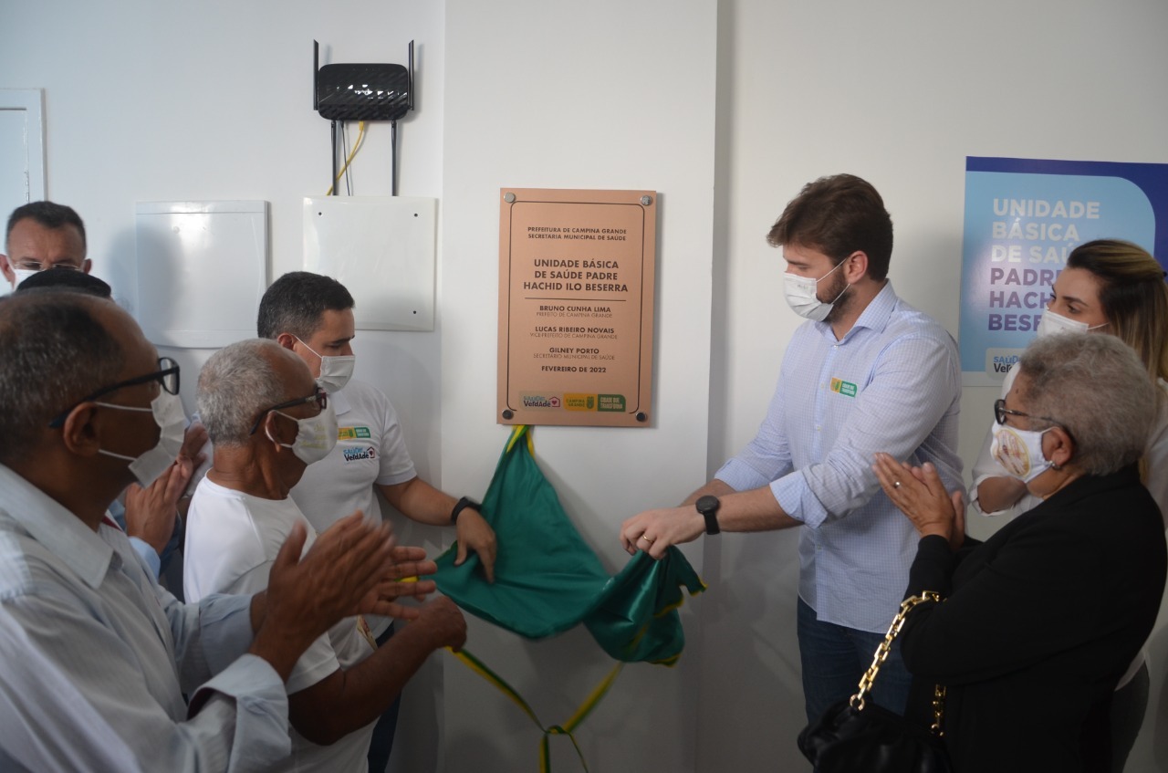 SAÚDE DE VERDADE: Prefeitura de Campina Grande inaugura nova Unidade Básica de Saúde no bairro da Glória