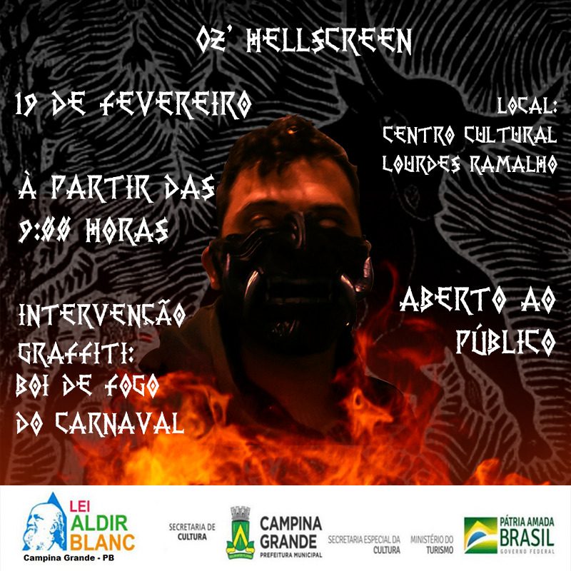 Centro Cultural Lourdes Ramalho recebe “Intervenção Graffiti”, neste sábado