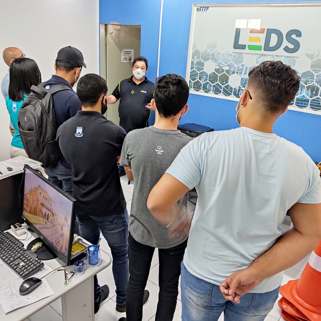 Conexão com a academia: STTP recebe visita técnica de estudantes de engenharia elétrica da UFCG
