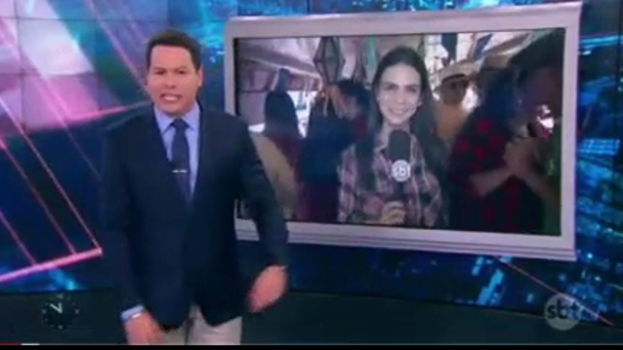 Programa Primeiro Impacto, do SBT, mostra ao vivo para todo o Brasil o ônibus do Forró e a Vila do Artesão em Campina Grande