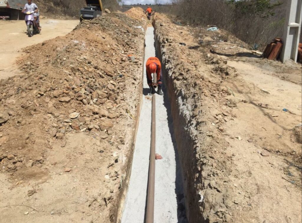 Prefeitura de Campina Grande avança com a obra que levará água ao Sítio Santo Isidro e adjacências