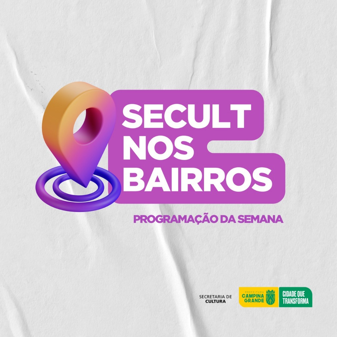 “Secult nos bairros” oferece oficinas culturais a partir desta quinta-feira