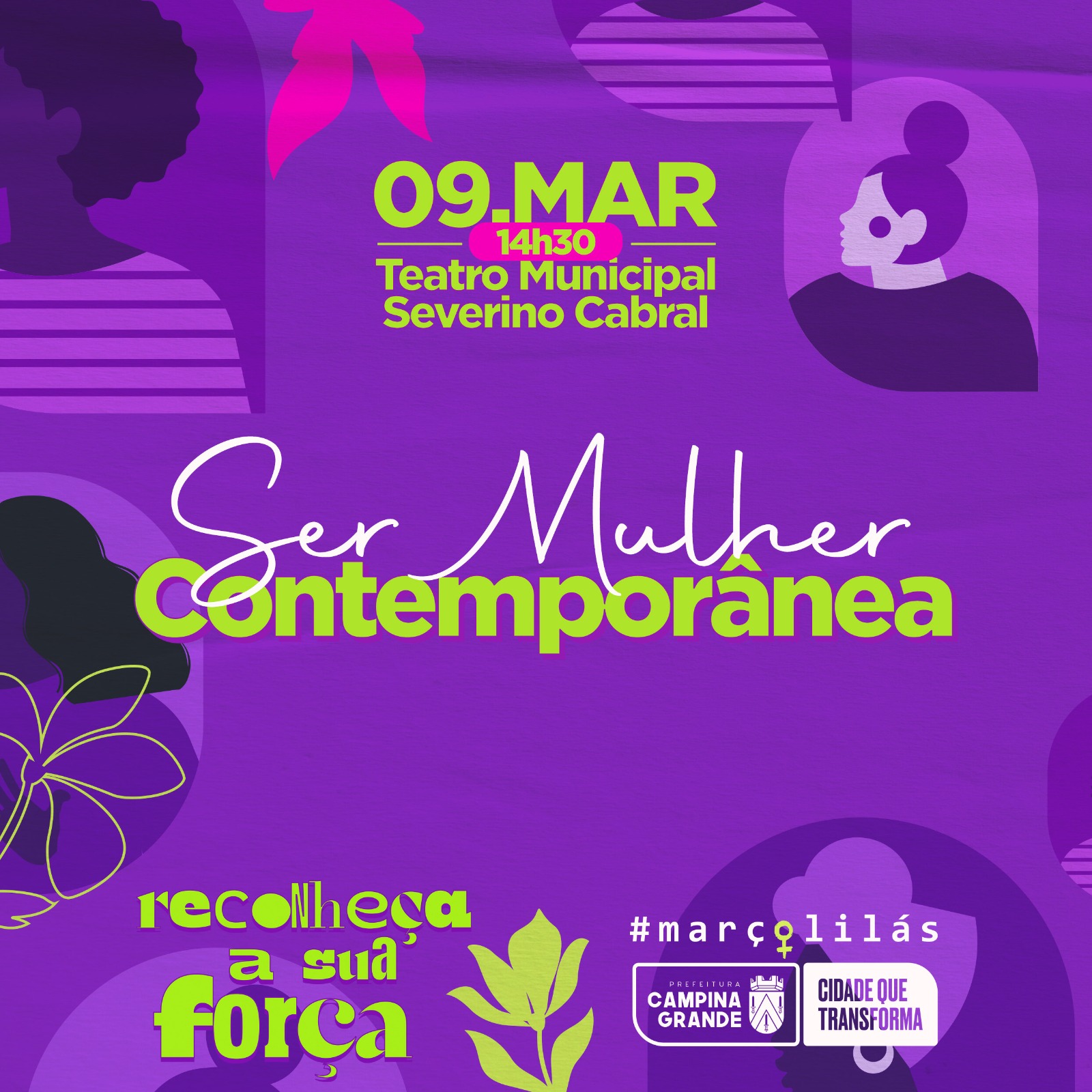 Prefeitura de Campina Grande realiza evento “Ser Mulher Contemporânea” em alusão ao Dia da Mulher