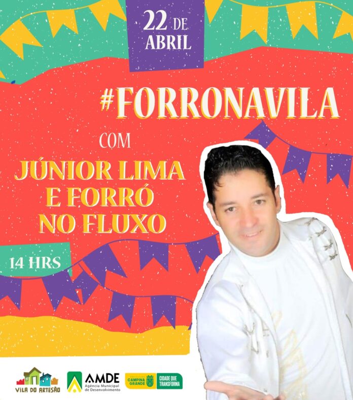 Forró na Vila apresenta neste sábado Júnior Lima e Forró no Fluxo