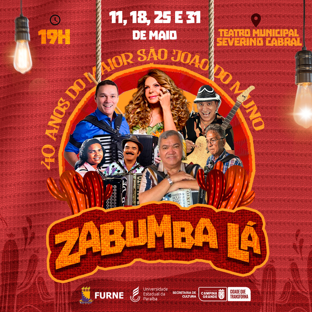 Zabumba Lá: terceira edição celebrará os 40 anos d’O Maior São João do Mundo com shows e depoimentos