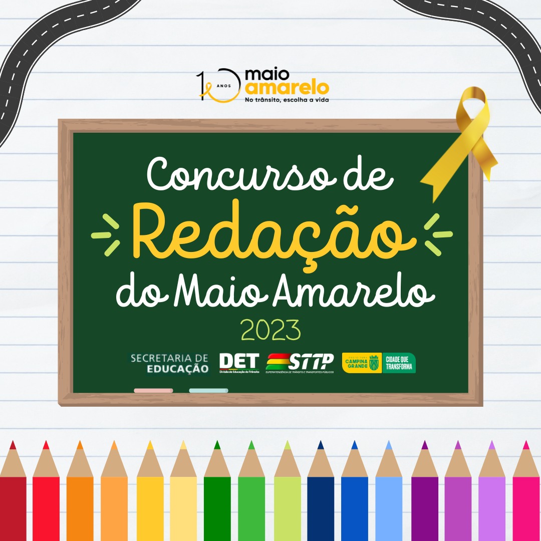 Prefeitura de Campina Grande prorroga até 07 de junho inscrições para concurso de redação