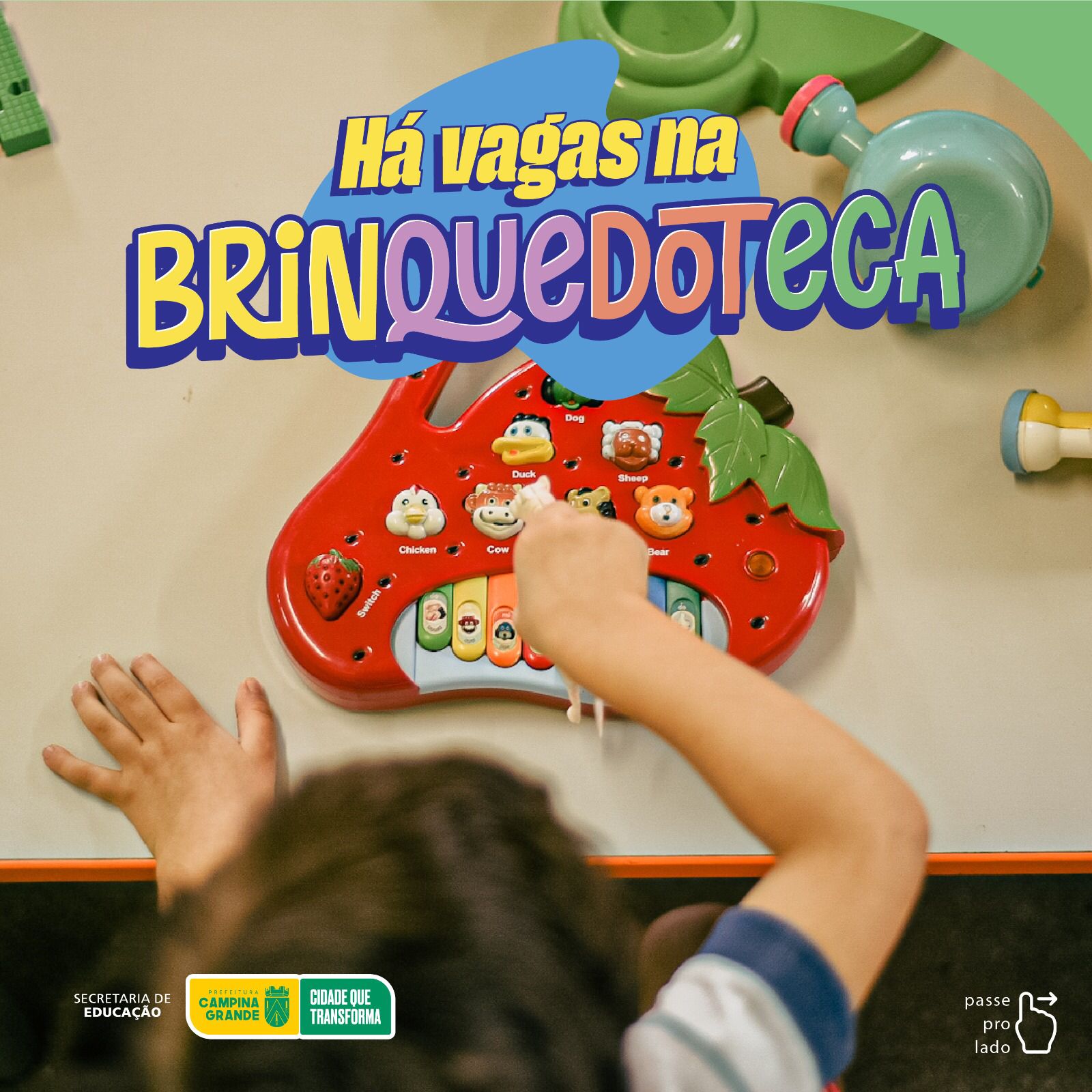 Brinquedoteca inicia atividades do 2º semestre para crianças de 2 aos 5 anos