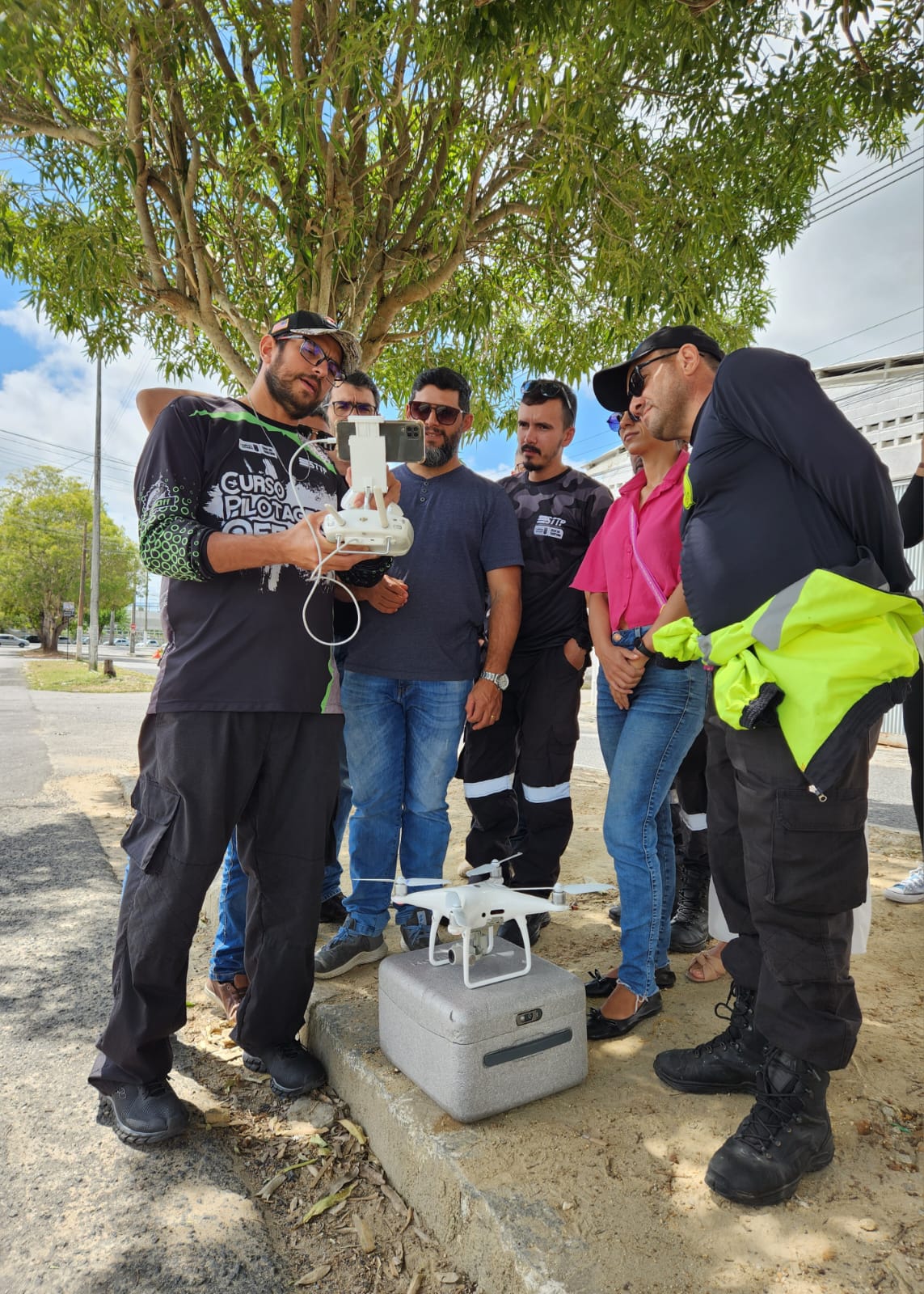 Capacitação: Servidores da STTP participam de curso de monitoramento remoto com drone