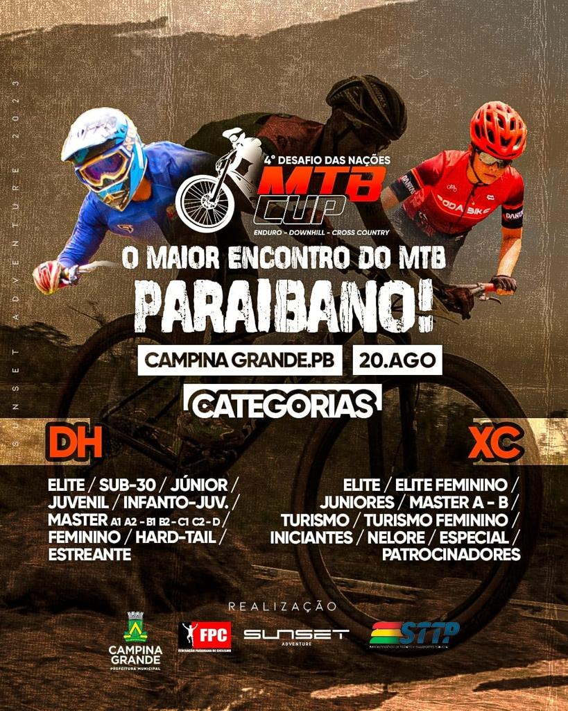 Com apoio da Prefeitura, Campina Grande recebe Campeonato Paraibano de Ciclismo em duas modalidades
