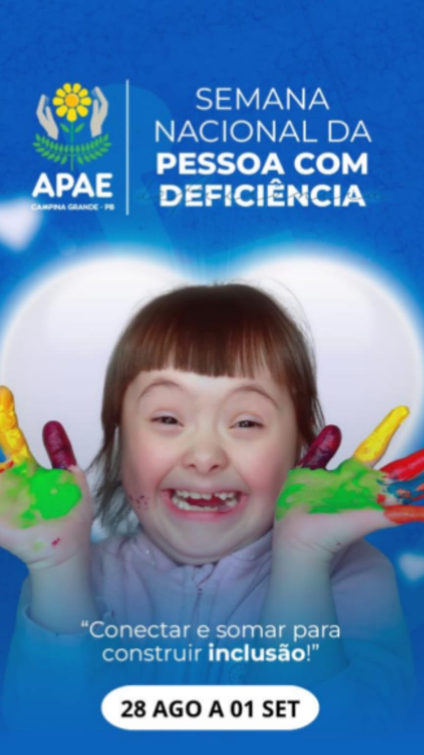 Com apoio da Prefeitura de Campina Grande, APAE promove ações durante Semana Nacional da Pessoa com Deficiência
