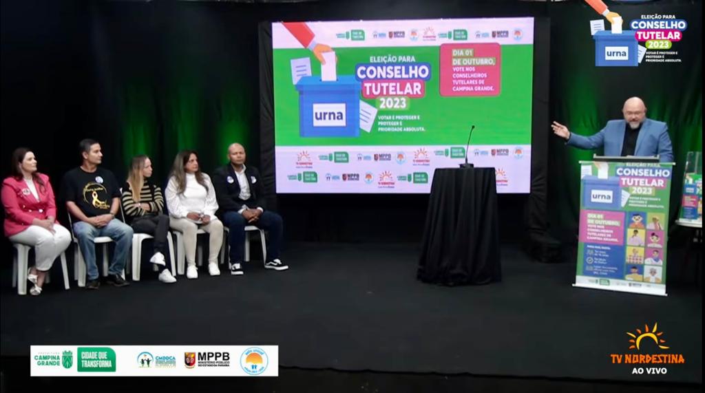 Prefeitura de Campina Grande promove primeiro debate com candidatos ao Conselho Tutelar do município
