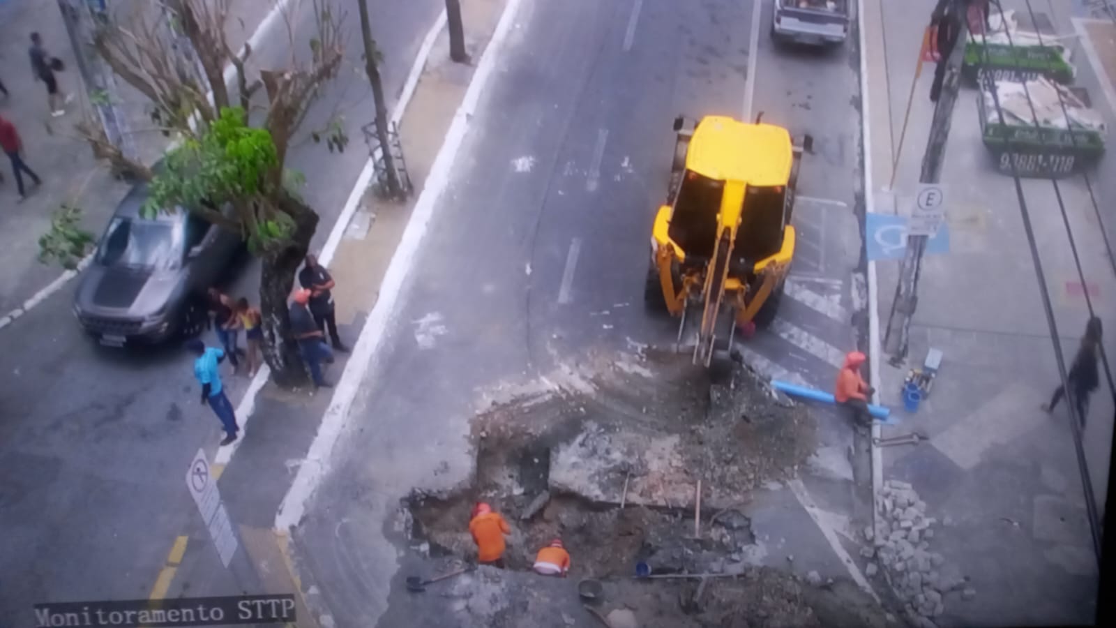 Rua Sete de Setembro está interdidada para serviços de manutenção pela Cagepa
