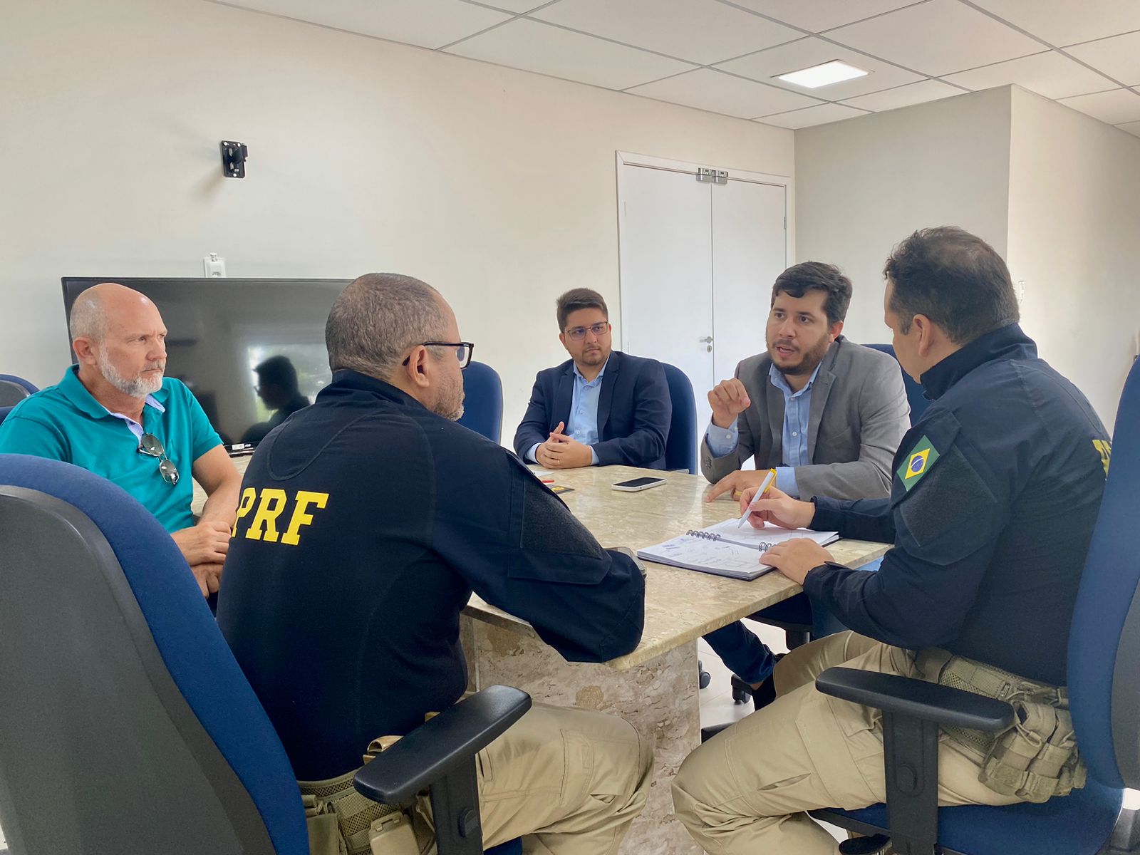 Superintendente da STTP realiza visita à sede da Superintendência Regional da Polícia Rodoviária Federal na Paraíba