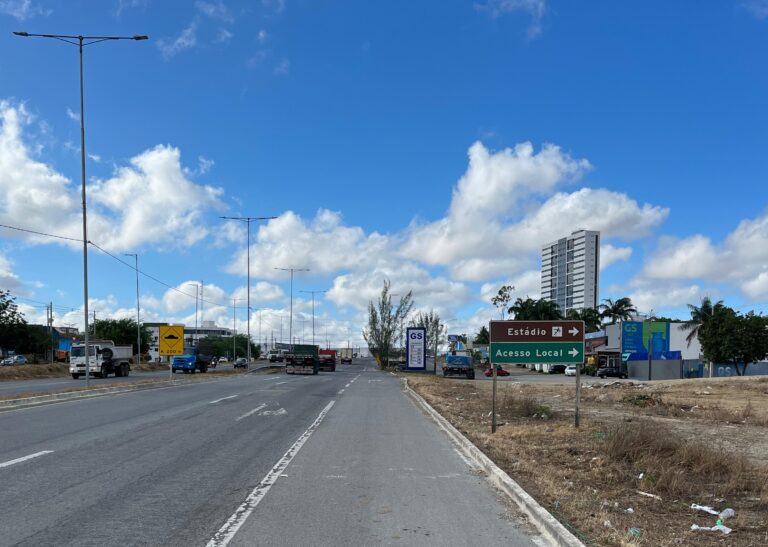STTP informa sobre desvio de tráfego no entorno do Viaduto próximo ao Amigão