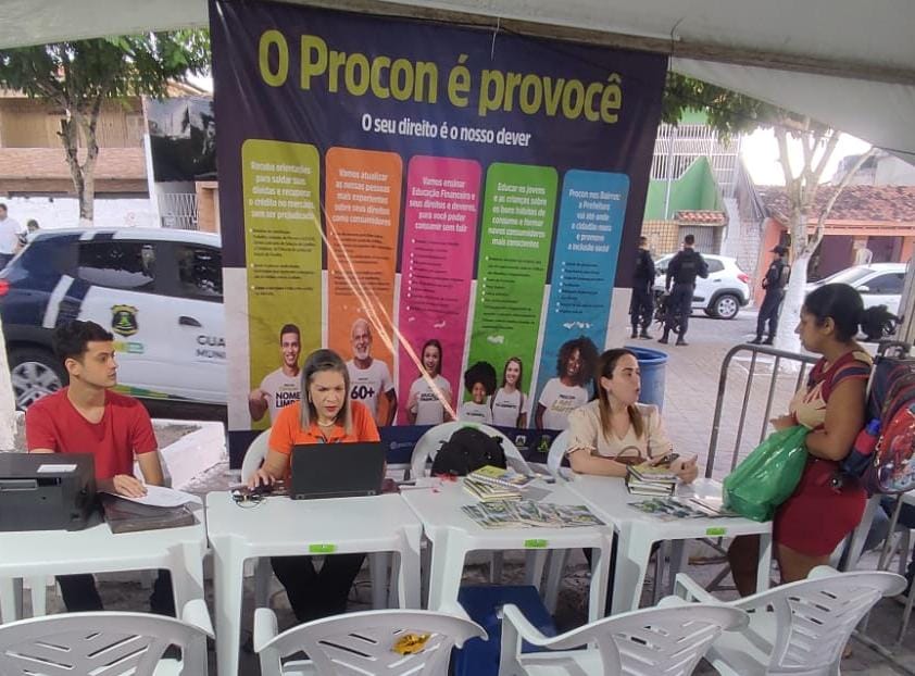 Balanço: Procon Municipal realiza mais de 60 atendimentos durante a 11ª edição do Programa Campina Bem Cuidada