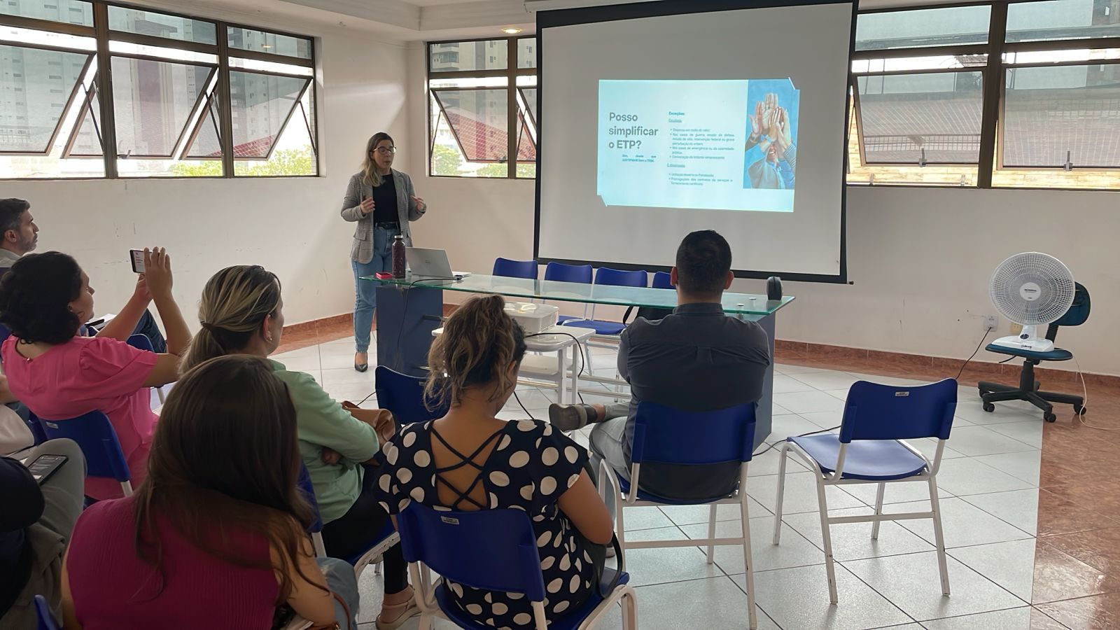 Servidores das secretarias de Saúde, Obras e Administração da Prefeitura de Campina Grande participam de treinamento sobre a Nova Lei de Licitações