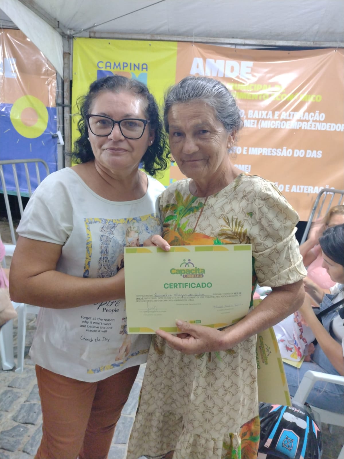 Amde encerra participação na 12ª edição do Programa Campina Bem Cuidada com entrega de certificados