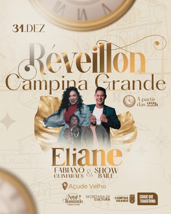 Grandes atrações: Prefeitura de Campina Grande divulga programação do Réveillon