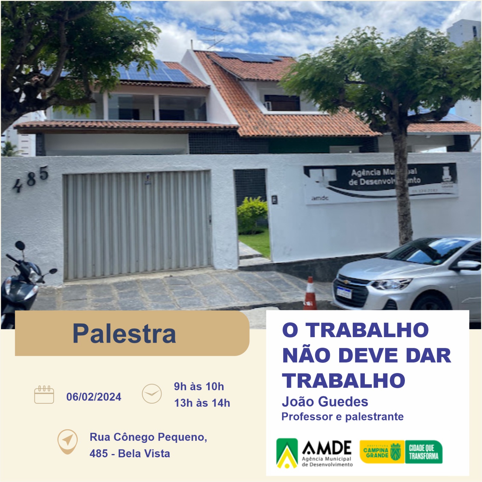 Funcionários da Amde participarão de palestra motivacional nesta terça-feira