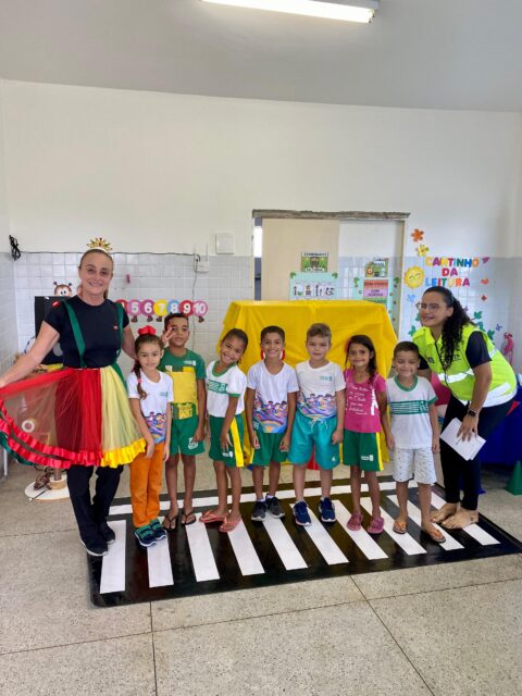 Estudantes da zona rural de Campina Grande participam das oficinas de Educação de Trânsito realizadas por Agentes Educadores da STTP