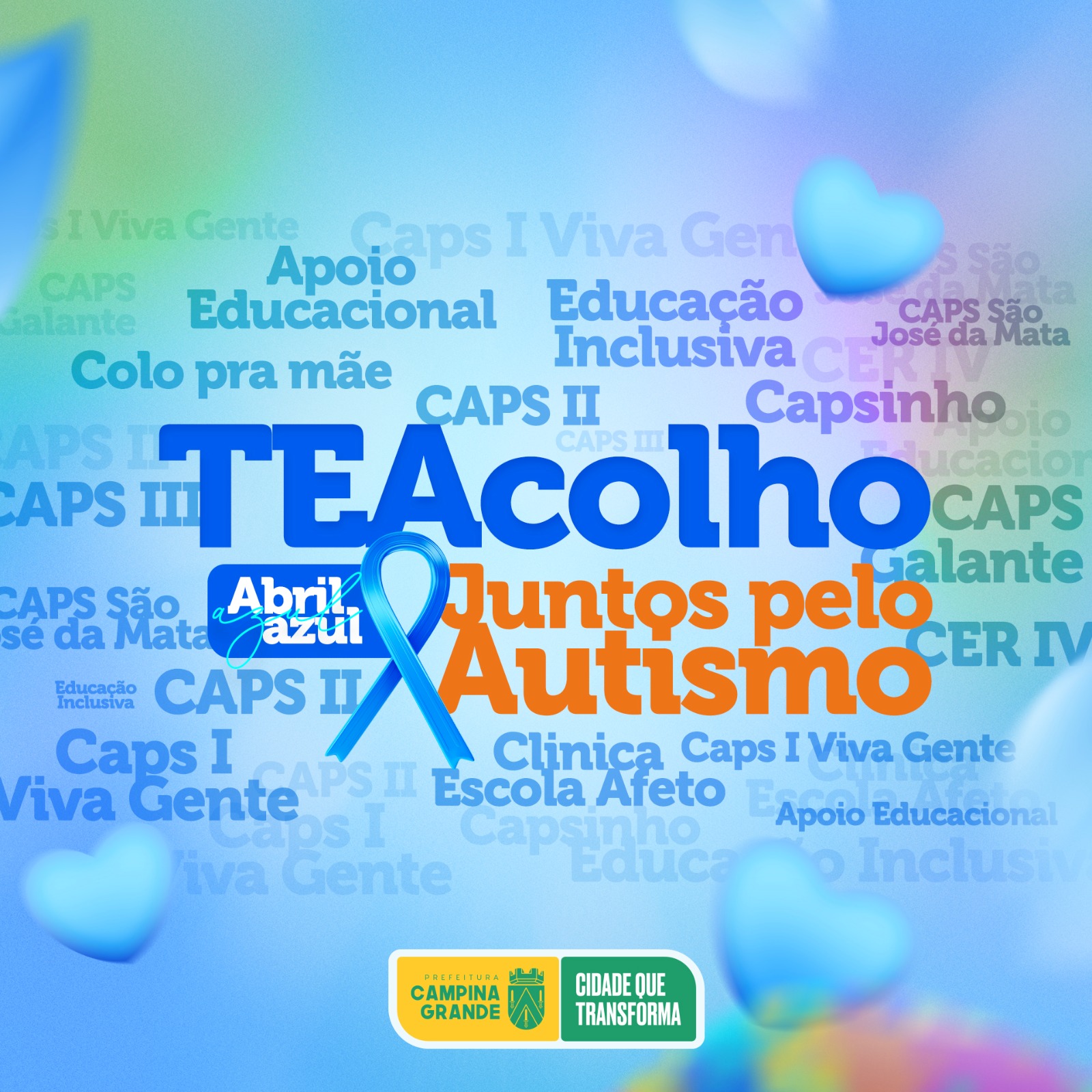 ABRIL AZUL: Prefeitura de Campina Grande vai realizar grande campanha voltada à causa autista