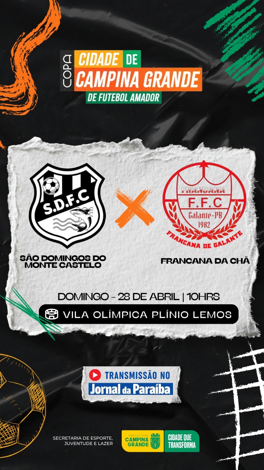 Copa Cidade de Campina Grande de Futebol Amador será decidida neste domingo