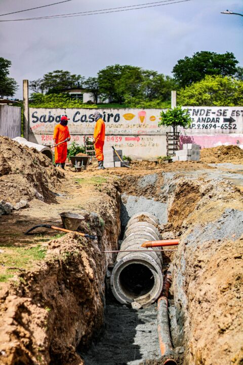 Prefeitura de Campina Grande realiza obras de drenagem no bairro Novo Horizonte