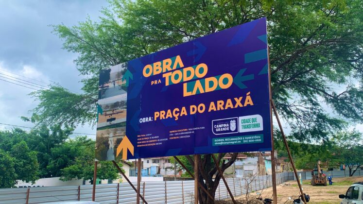 Prefeitura de Campina Grande assina ordem de serviço para construção de praça no Novo Araxá