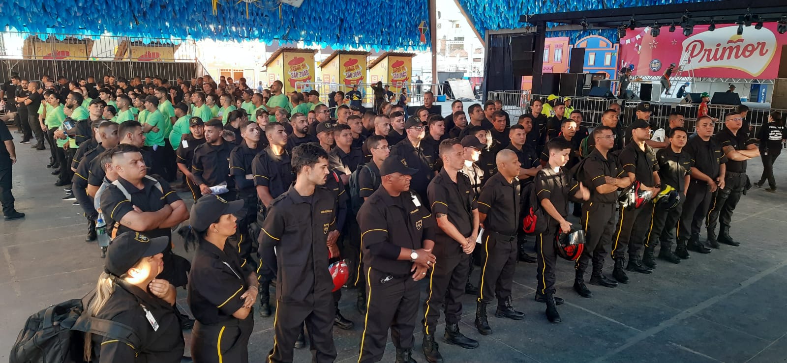 Mais de 150 profissionais da segurança privada reforçam equipes no Parque do Povo