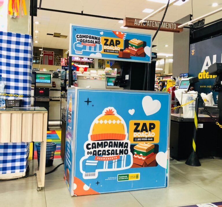 Prefeitura de Campina Grande firma parceria com Supermercado Ideal e instala mais um ponto de coleta da Campanha do Agasalho