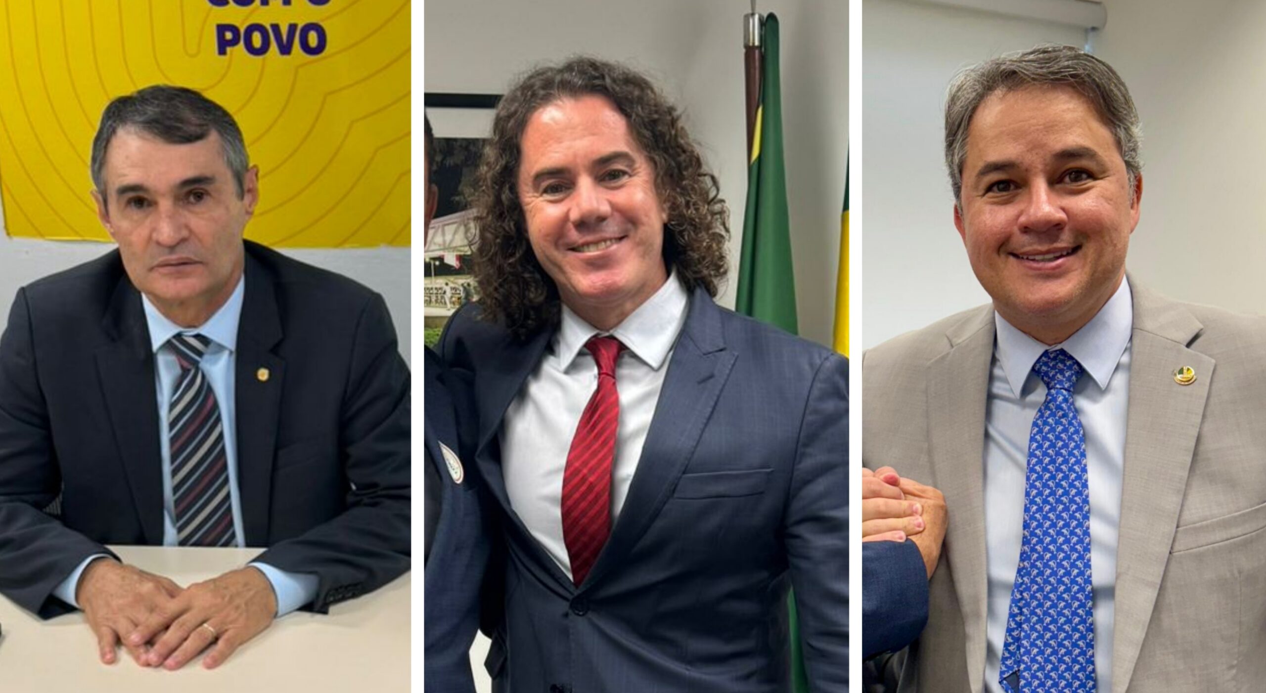 Romero Rodrigues, Veneziano e Efraim Filho garantem apoio objetivando a conquista de recursos para a saúde de Campina Grande