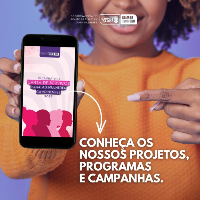 Prefeitura de Campina Grande lança cartilha que apresenta ações e projetos de políticas públicas desenvolvidas para Mulheres