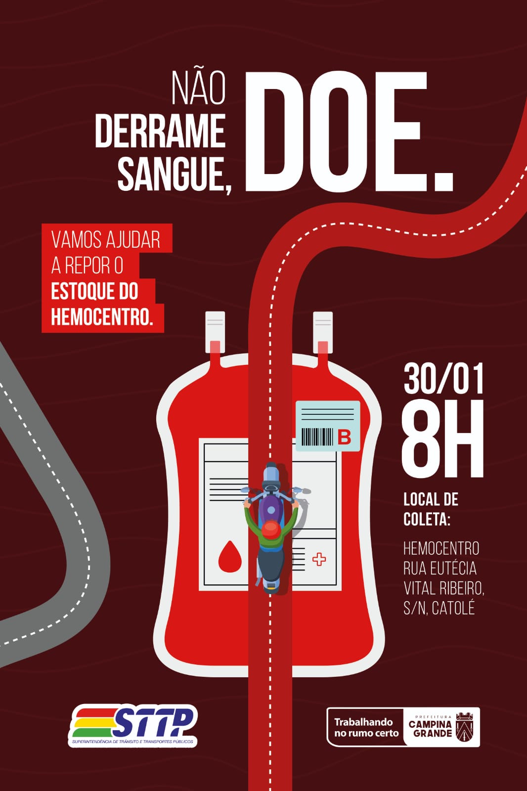 Solidariedade: STTP realiza campanha de doação de sangue para o Hemocentro