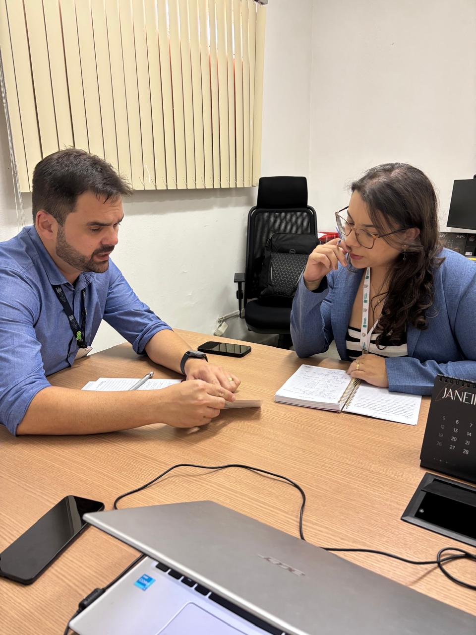 Secretaria de Administração de Campina Grande e Escola de Saúde Pública discutem colaboração para capacitação profissional