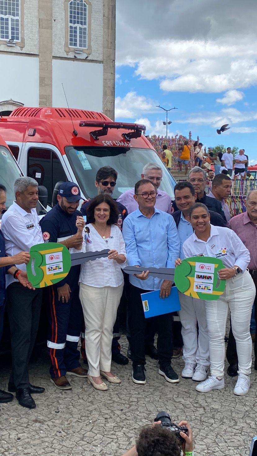 Município de Campina Grande recebe quatro ambulâncias do SAMU do Ministério da Saúde