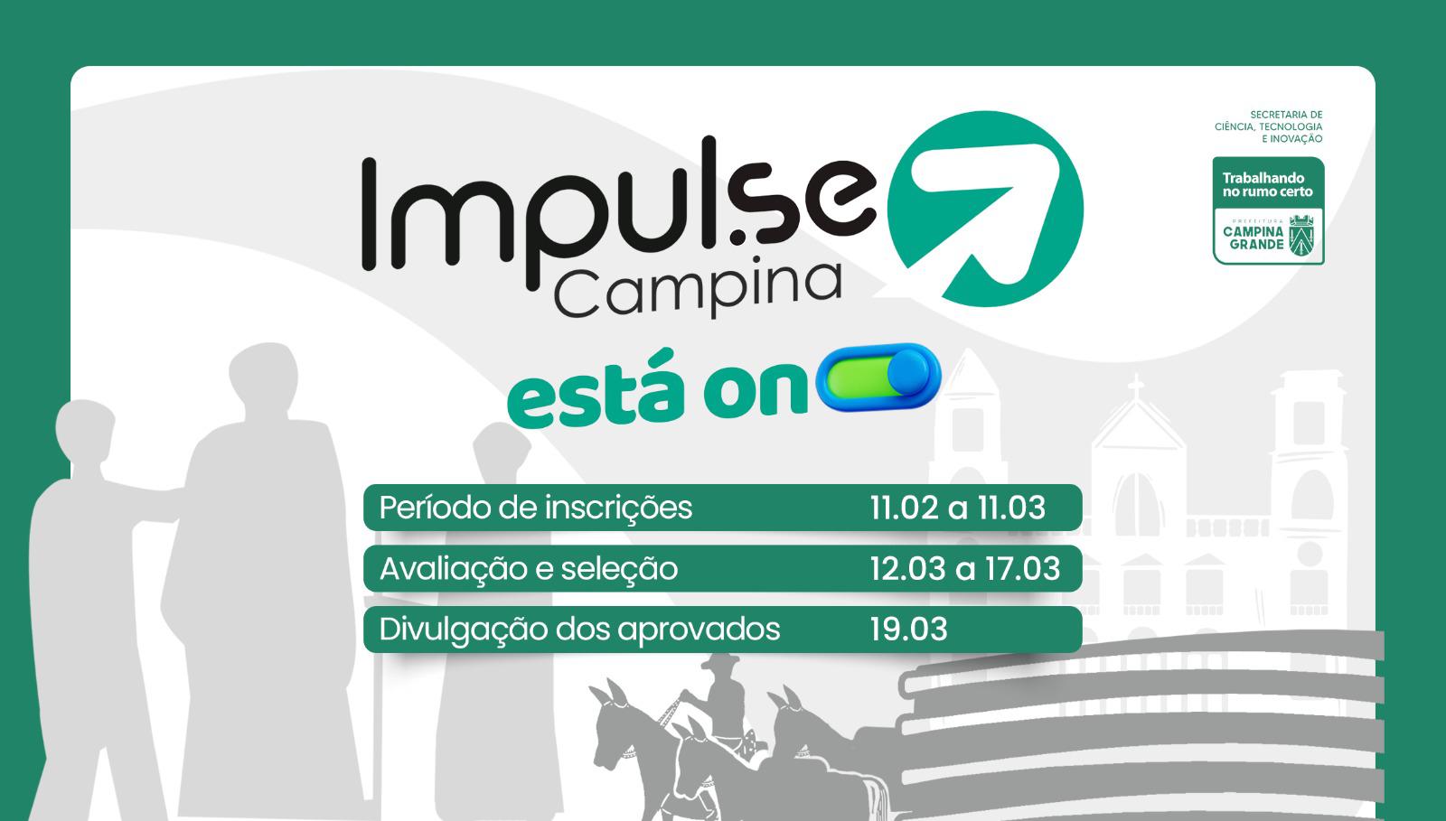 Impulse Campina: Prefeitura abre inscrições com número recorde de vagas para startups
