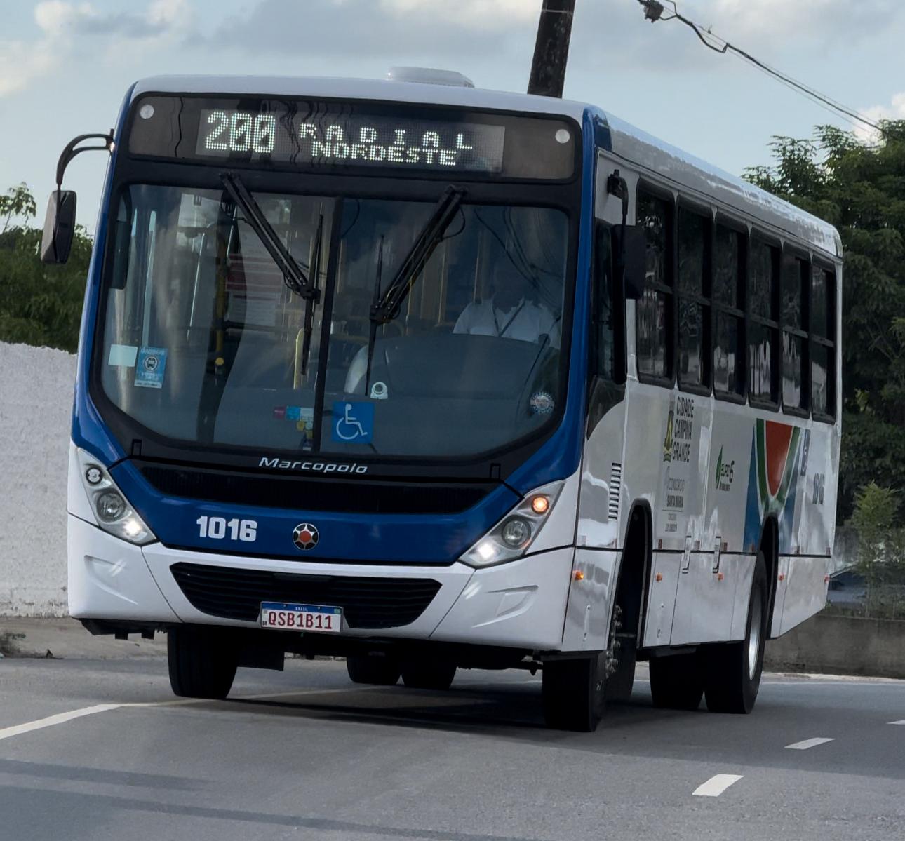 Transporte Coletivo: Linha 200 começa a operar em Campina Grande nesta segunda-feira