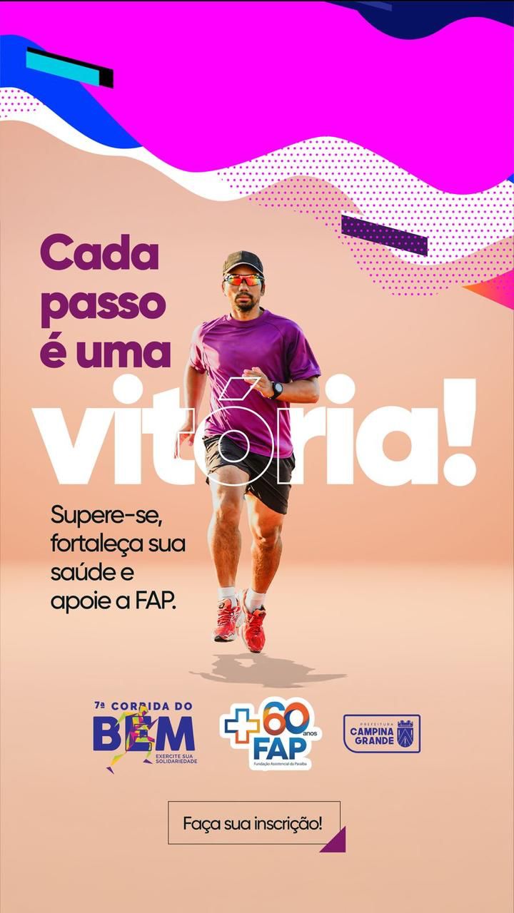 Corrida do Bem entregará kits na quinta e sexta-feira da próxima semana