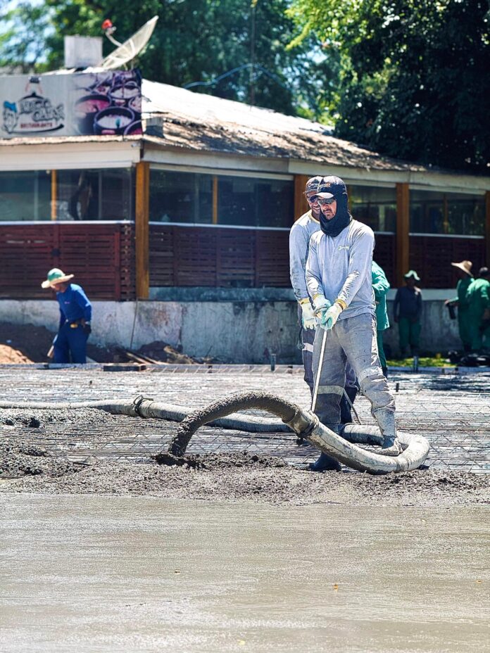 Obras da terceira etapa do Parque Evaldo Cruz avançam com nova quadra e revitalização do prédio da Secretaria de Cultura