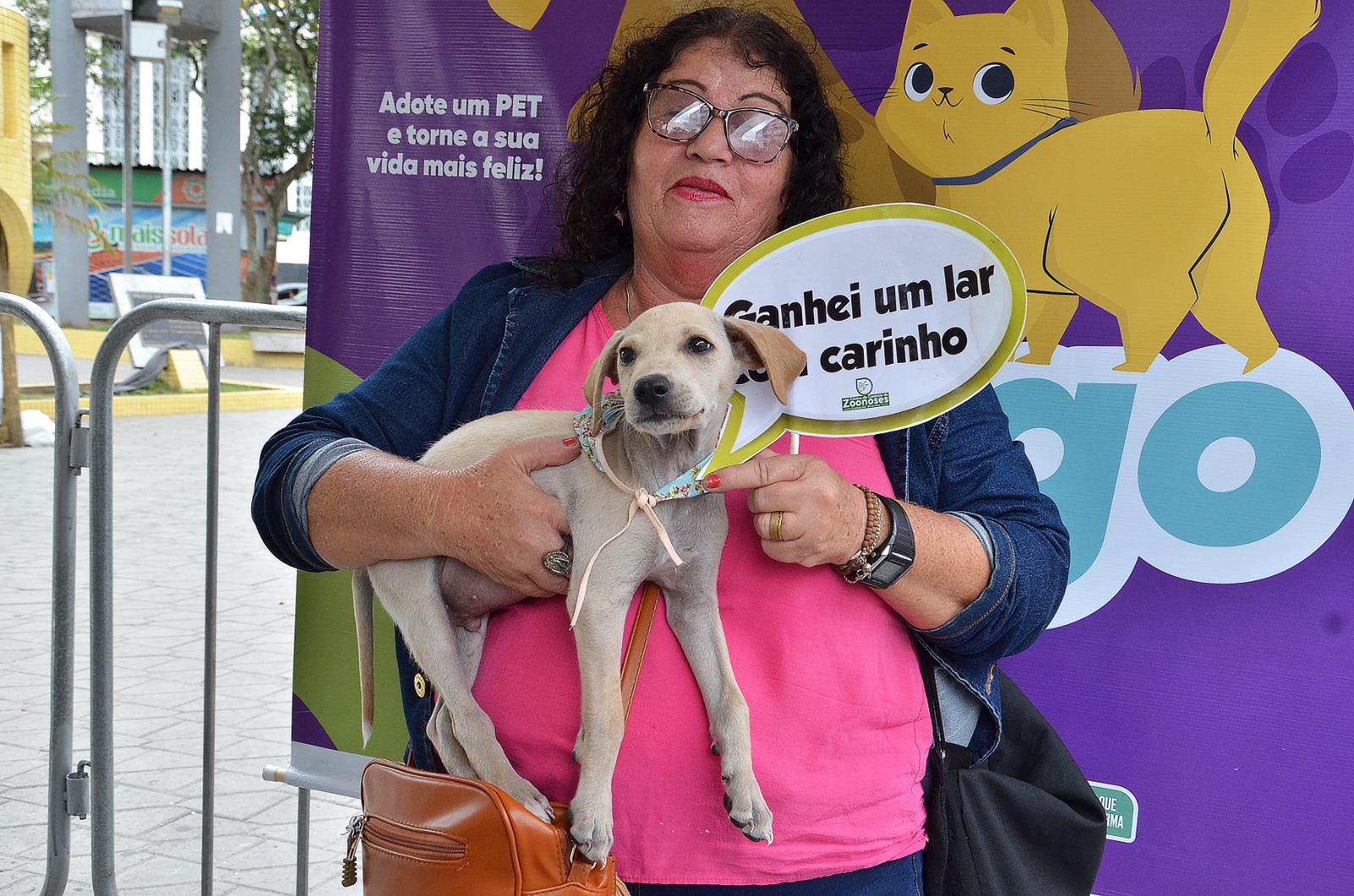 Centro de Controle de Zoonoses realiza evento de adoção responsável durante a Corrida do Bem